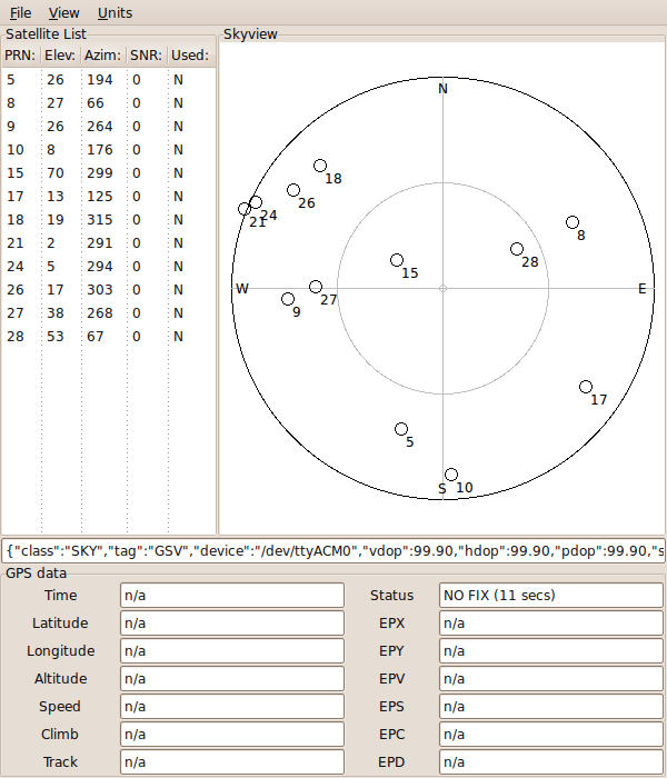 [image] The GPS receiver has no fix yet.